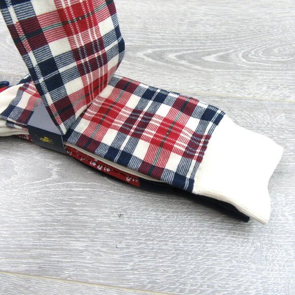 Polo Ralph Lauren Plaid & Bandana Slack Socks Men's Size 6-12.5 (2 PAIRS) NEW - Picture 6 of 13